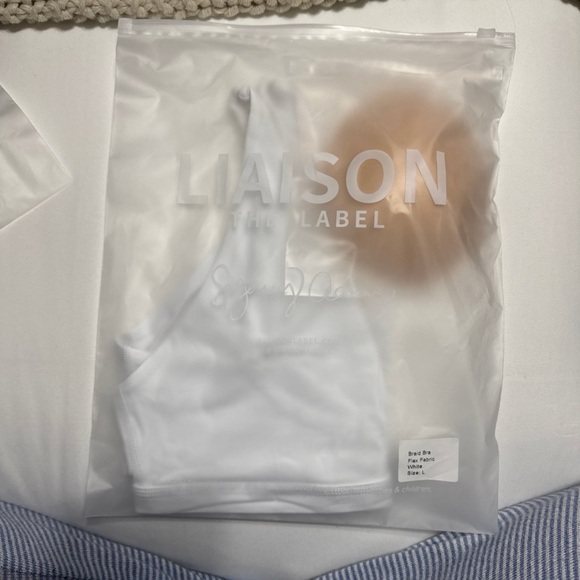 Liaison The Label x Sydney Adams — White Braid Bra - Picture 3 of 7